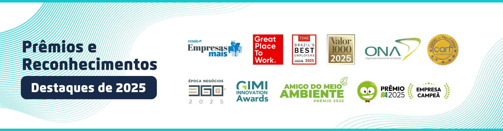Prêmios e Reconhecimentos 2025
